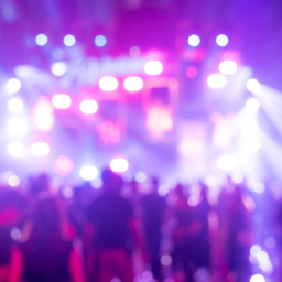 lights at concert