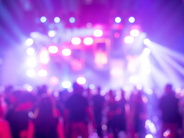 lights at concert