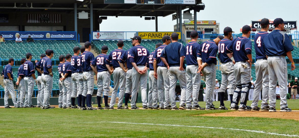 Image of a baseball lineup
