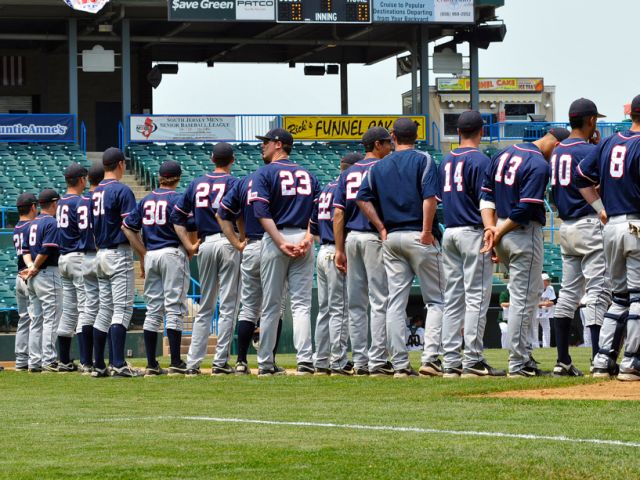 Image of a baseball lineup