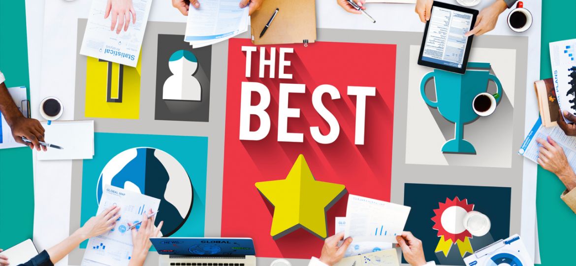 showcasing a happy work team and a best place to work