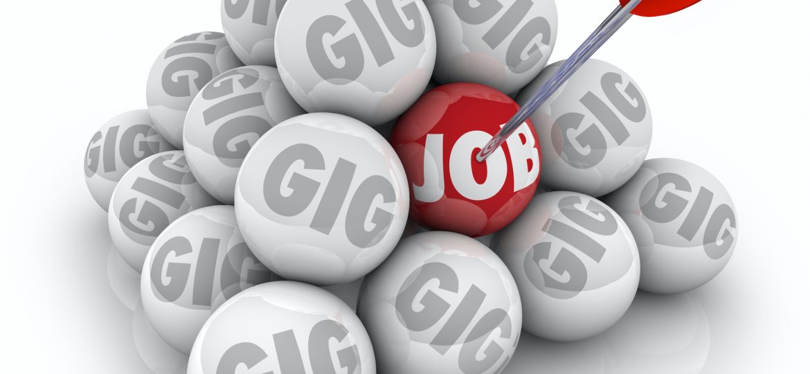 showing the difference between a gig and a job