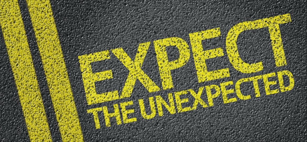 to show the illustration of expecting the unexpected