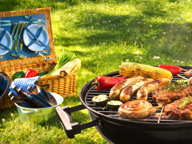 showing a sample picnic
