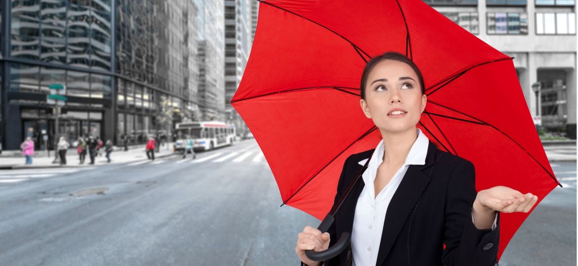 Umbrella,,Women,,Business.
