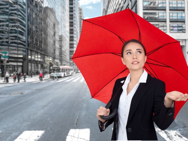 Umbrella,,Women,,Business.
