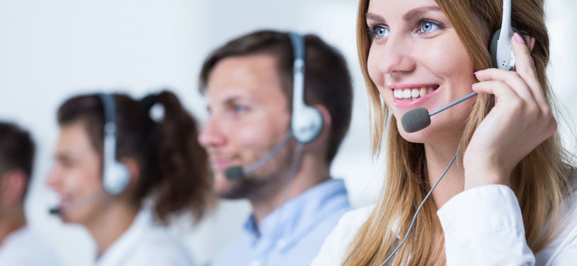 showing customer service