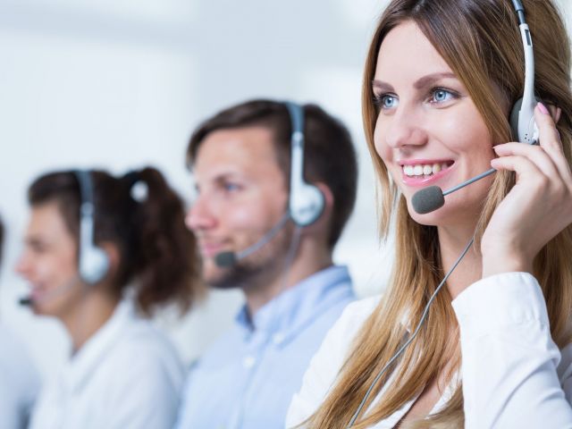 showing customer service